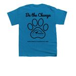 A Pawfect Life Starts with You, a Sapphire Youth Unisex Tee (back-view)