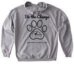 A Pawfect Life Starts with You, a Sport Grey Gildan Softstyle Pullover Hoodie (back-view)