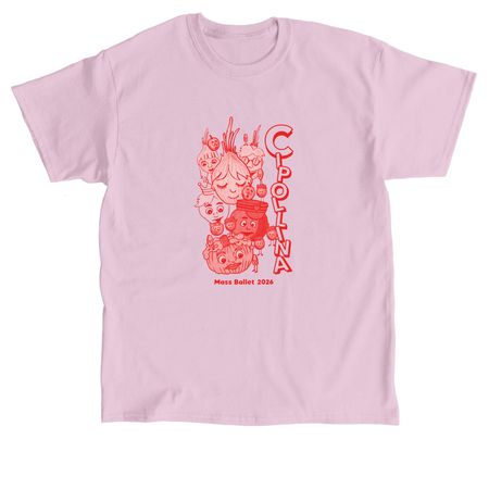Mass Ballet presents Cipollina 2026, a Light Pink Classic Unisex Tee