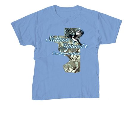 Saltese Uplands Conservation, a Carolina Blue Youth Unisex Tee