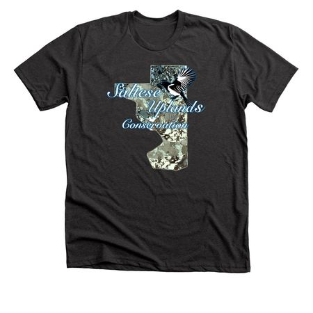 Saltese Uplands Conservation, a Dark Grey Heather Premium Unisex Tee