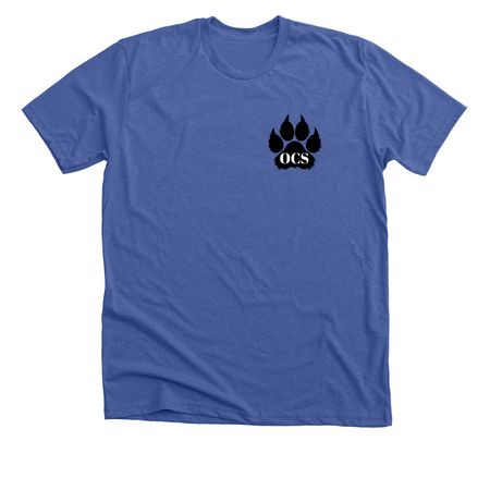 Wildcats Double Design Tops, a Solid True Royal Premium Unisex Tee
