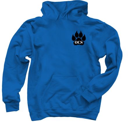 Wildcats Double Design Tops, a Royal Blue Pullover Hoodie