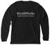 BreathWorks T-shirt, a Solid Black Blend Premium Long Sleeve Tee
