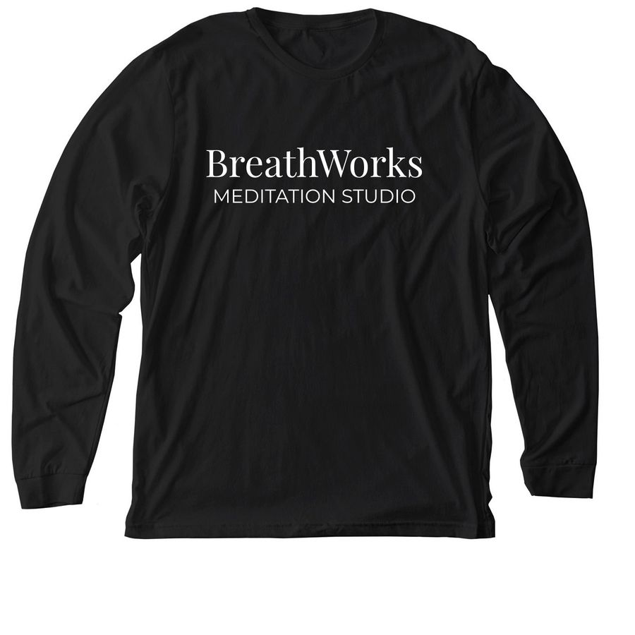 BreathWorks T-shirt, a Solid Black Blend Premium Long Sleeve Tee