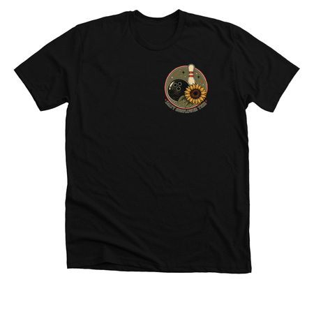 ? Emotionally Attached to My Bowling Ball, a Solid Black Blend Premium Unisex Tee