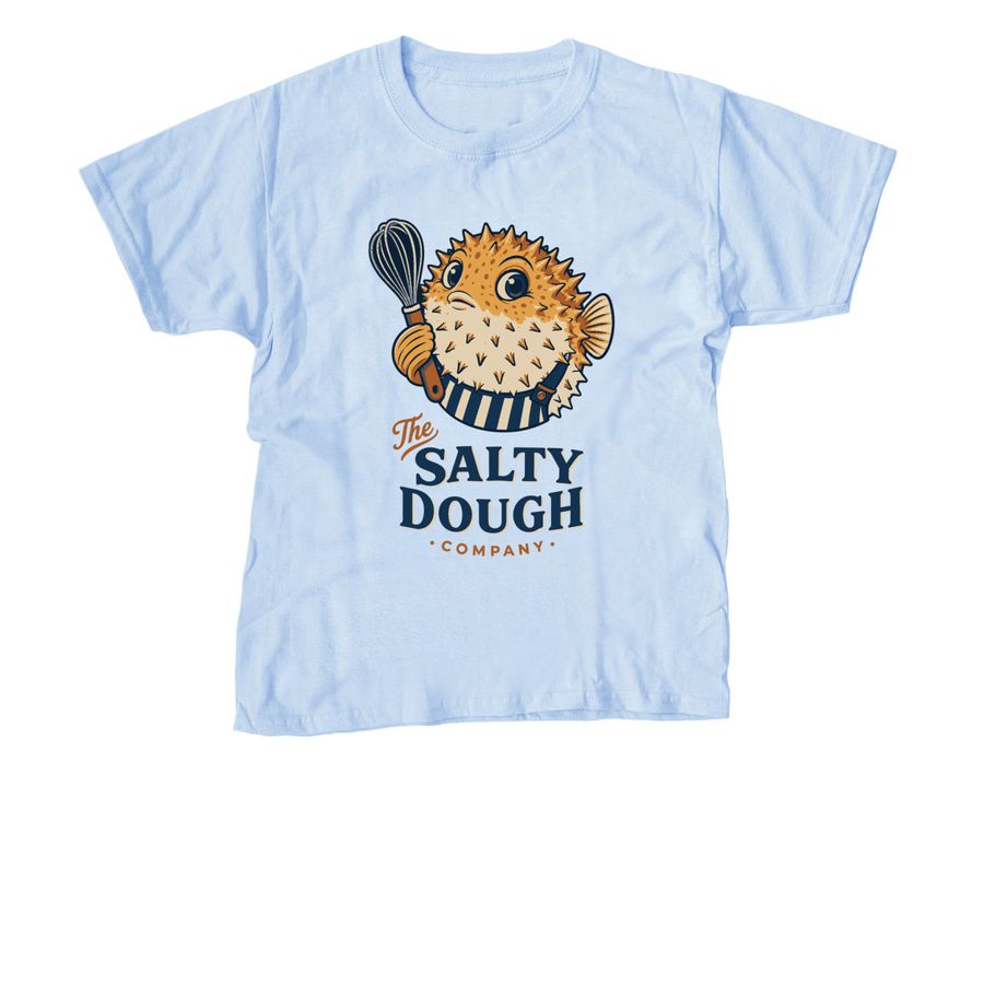 Stay Young & Salty, a Light Blue Youth Unisex Tee