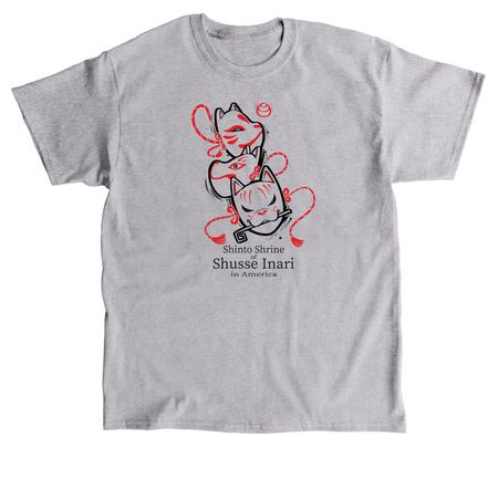 3 Kitsune mask (light), a Sport Grey Classic Unisex Tee