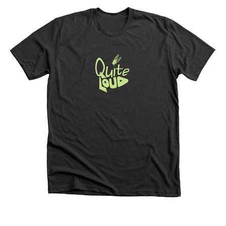 UNISEX STREET-TEAM TEE-QUITE LOUD COLLECTION&nbsp;, a Dark Grey Heather Premium Unisex Tee