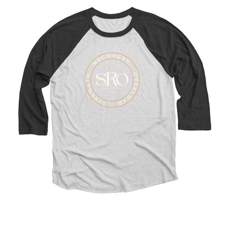 Spring SRO Haul for a Cause, a Black and Heather White 3/4 Sleeve Baseball Tee