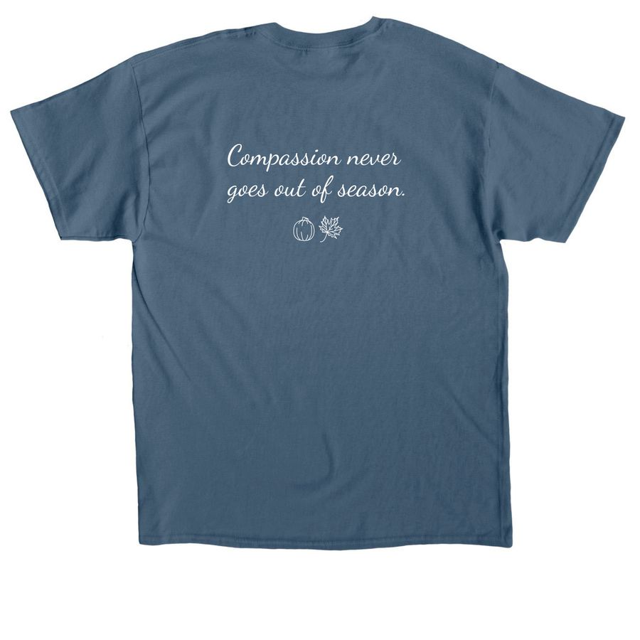 Fall NICU Shirts, a Indigo Blue Classic Unisex Tee (back-view)