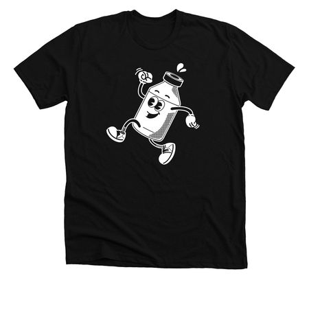 Insulin Vial Shirt, a Solid Black Blend Premium Unisex Tee