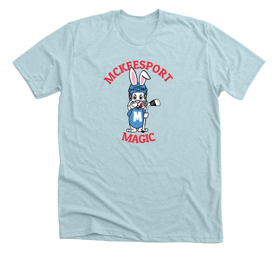 McKeesport Magic, a Heather Ice Blue Premium Unisex Tee
