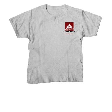 Broadmoor UMC Music, a Sport Grey Youth Unisex Tee