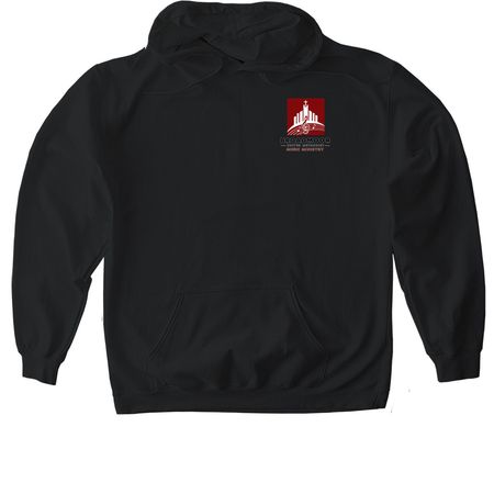 Broadmoor UMC Music, a Black Gildan Softstyle Pullover Hoodie