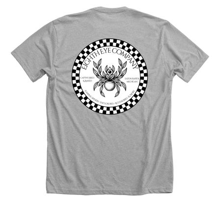 Eighth Eye Co., a Athletic Heather Premium Unisex Tee (back-view)
