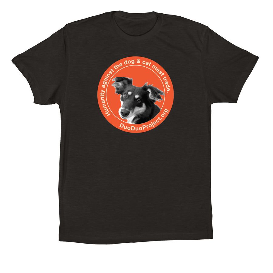 Duo Duo Project Tees & Hoodies, a Black Premium Cotton Tee