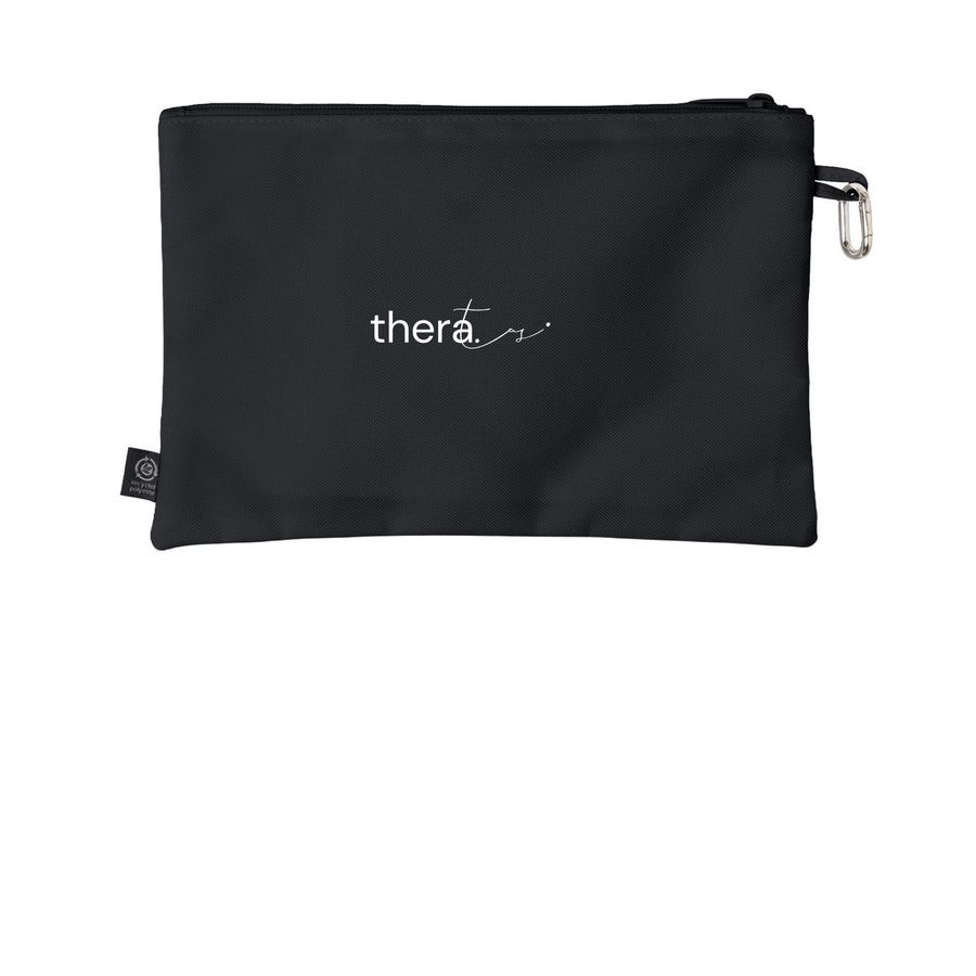 TIT FOR TAT(A) ECO POUCH, a Black Grove Go-Go Pouch (back-view)