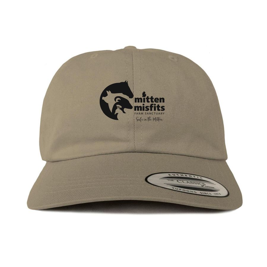 Mitten Misfits Baseball Cap, a Khaki Printed Classic Baseball Cap