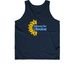 Sunflower Tops, a Navy Classic Unisex Tank Top