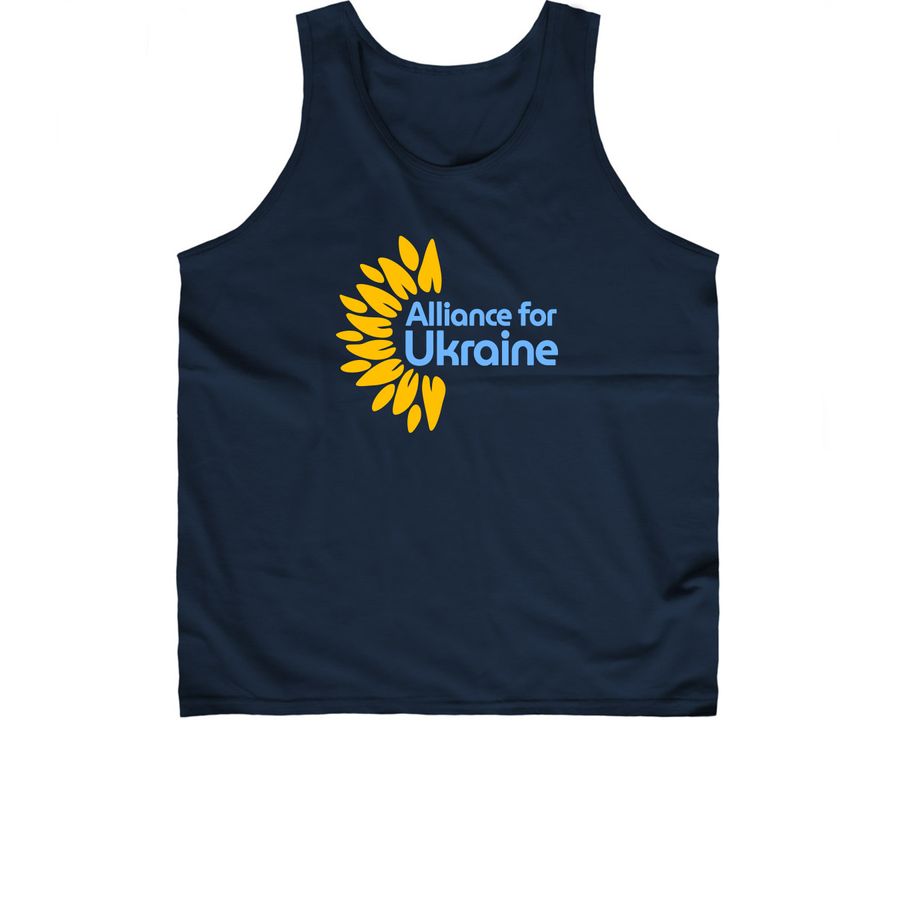 Sunflower Tops, a Navy Classic Unisex Tank Top