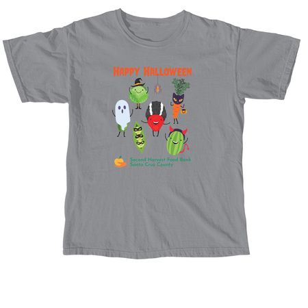 Happy Halloween!, a Granite Comfort Colors Unisex Tee