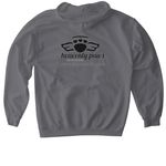 Got Treats?, a Charcoal Gildan Softstyle Pullover Hoodie (back-view)