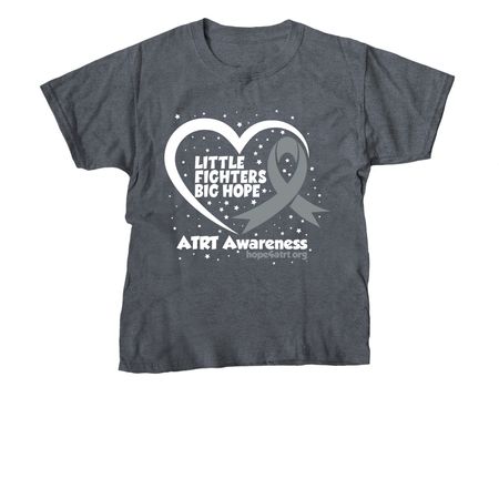 Hope4ATRT, a Dark Heather Youth Unisex Tee