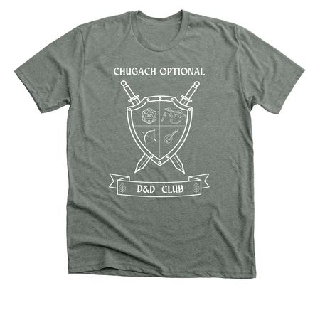 Chugach D&D Club Gear Shop, a Deep Heather Premium Unisex Tee