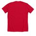 Period Queen - White Logo Apparel, a Solid Red Blend Premium Unisex Tee (back-view)