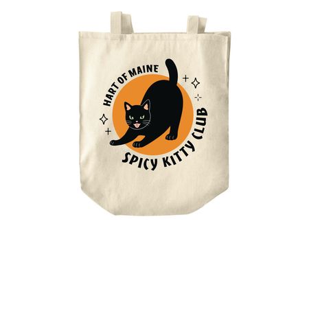 HART Spicy Kitty Club Tote, a Natural Over-the-Shoulder Shopping Tote Bag