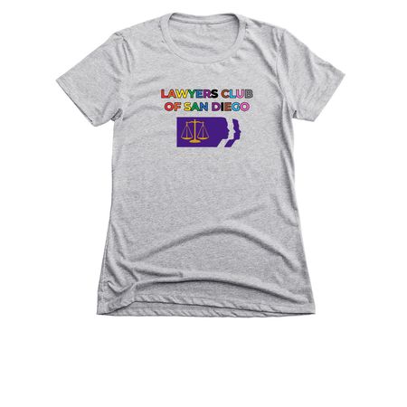 LC Pride (Women's Cut T-shirts & Tanks), a Dark Heather Grey Women's Slim Fit Tee