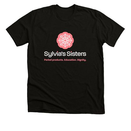 Sylvia's Sisters Logo&nbsp;, a Solid Black Blend Premium Unisex Tee
