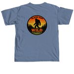 The Low Road, a Blue Jean Comfort Colors Unisex Tee (back-view)