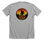 The Low Road, a Athletic Heather Premium Unisex Tee (back-view)