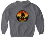 The Low Road, a Charcoal Gildan Softstyle Pullover Hoodie (back-view)
