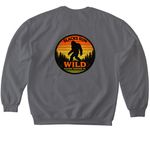 The Low Road, a Charcoal Softstyle Crewneck Sweatshirt (back-view)