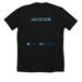 Walking Cancer Killers, a Solid Black Blend Premium Unisex Tee (back-view)