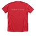 Dad Camp 2026, a Heather Red Premium Unisex Tee (back-view)