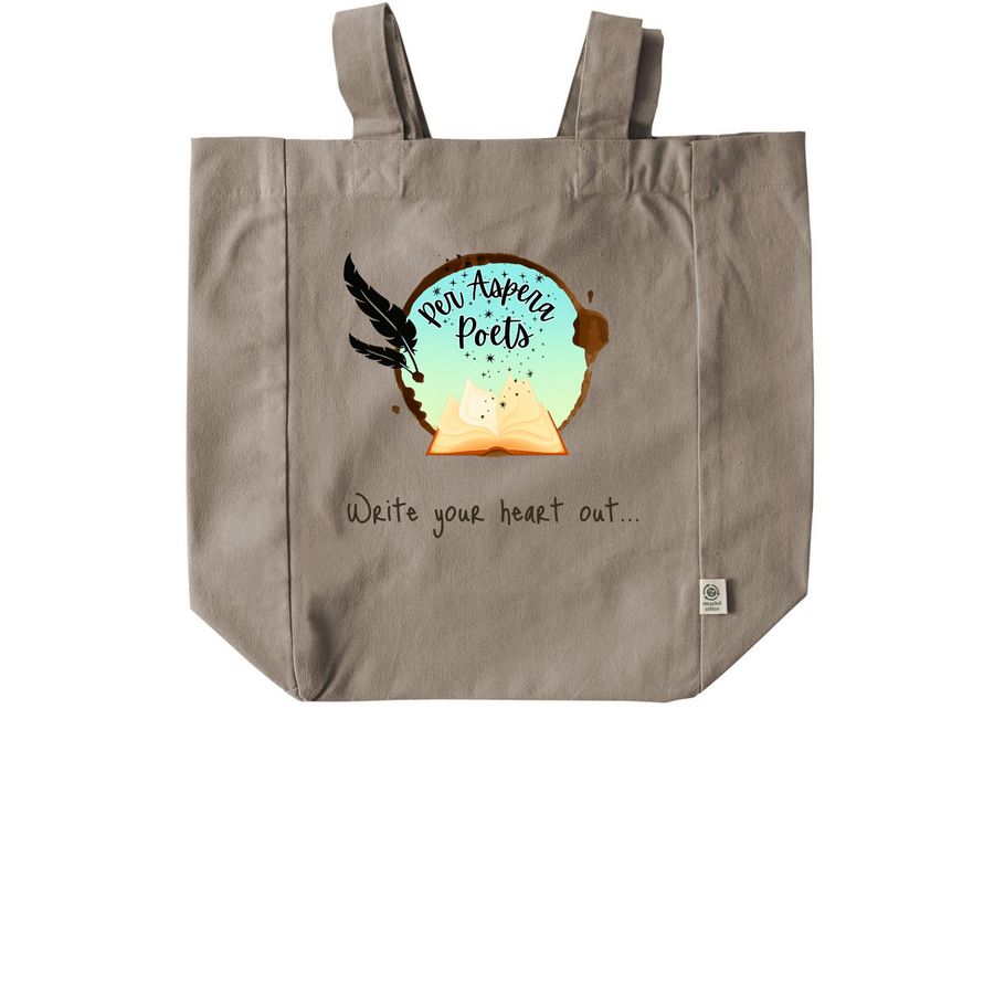 Per Aspera Poets, a Pumice Recycled Cotton Tote Bag
