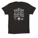 Support the Pups at Second Chance, a Black Premium Cotton Tee