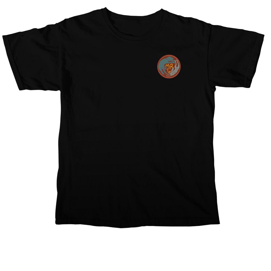 MRL Bicycle Chase, a Black Comfort Colors Unisex Tee