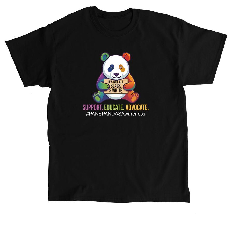 PANS / PANDAS Awareness, a Black Classic Unisex Tee