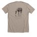 Ranch Camp&nbsp;, a Heather Stone Premium Unisex Tee (back-view)