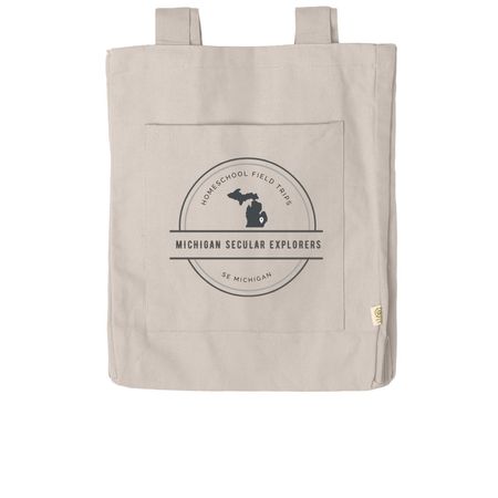 MSE Tote with QR, a Pumice Reclaimist Everywhere Tote Bag