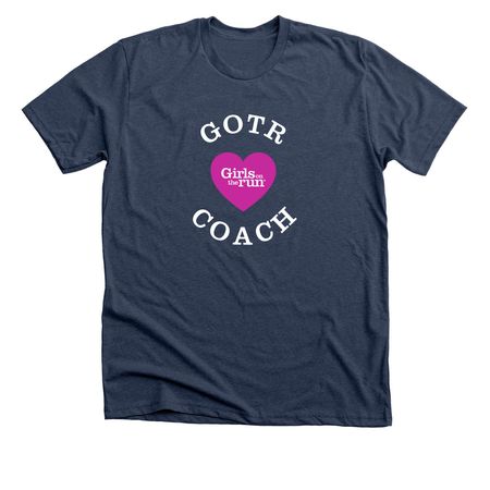 GOTR Coach, a Heather Navy Premium Unisex Tee