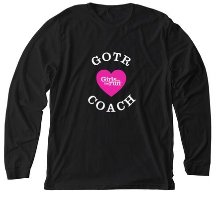 GOTR Coach, a Solid Black Blend Premium Long Sleeve Tee