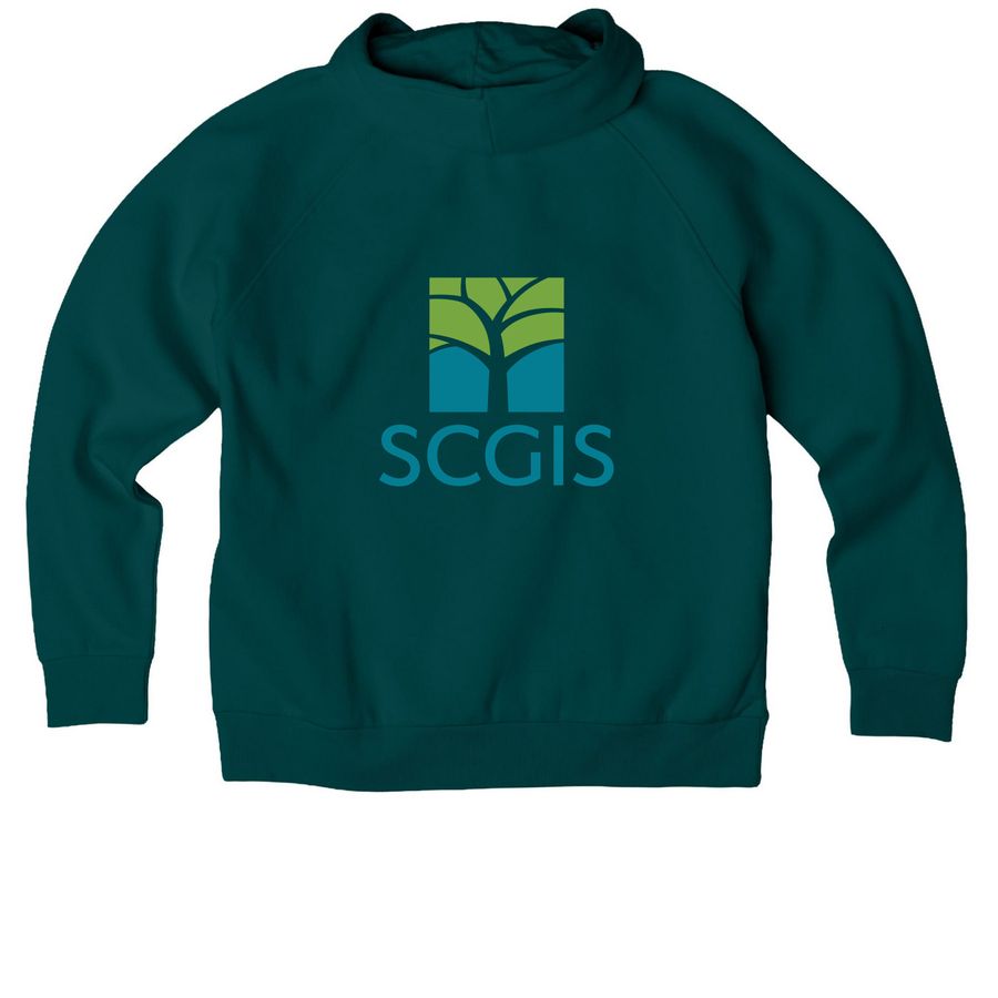 SCGIS Logo Sweatshirts, a Deep Sea Green Allmade Organic CVC Pullover Hoodie