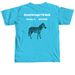 Chronic but Iconic, a Lagoon Blue Comfort Colors Unisex Tee (back-view)