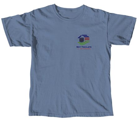 Building homes for veterans, a Blue Jean Comfort Colors Unisex Tee